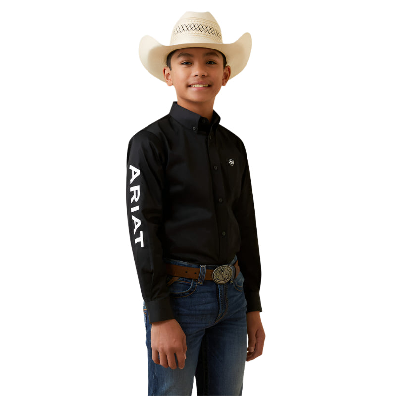 Chemise Ariat Pro Series Fille Blanche Rayée - Rodéo, équestre, Taille XL/14