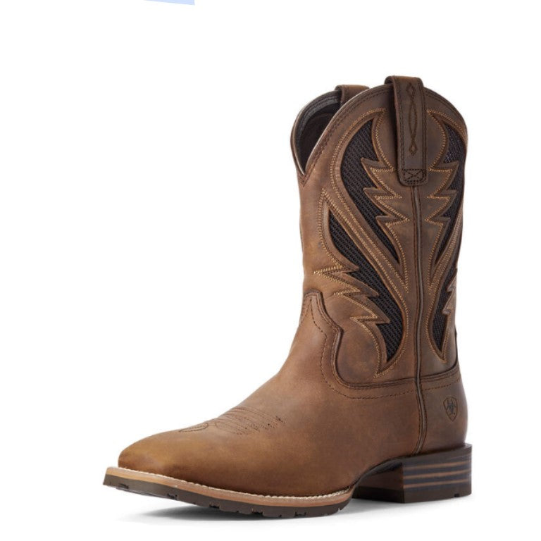Bottes De Cow-boy Ariat Heritage Stockman - Homme - Marron - Réf 51702