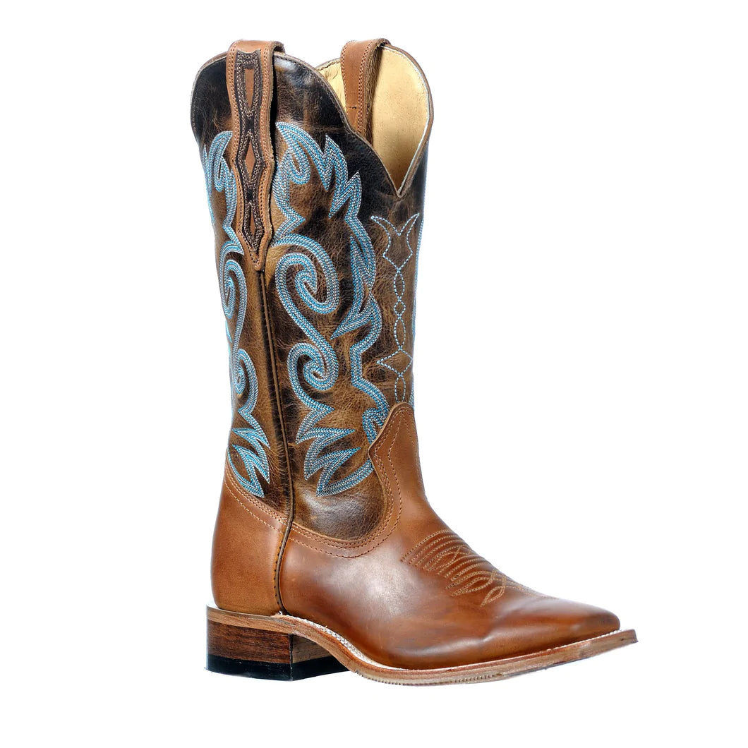 Bottes De Chasse Équestre Clarendon - Bleues - Modèle Hunter - Occasion (Paires Avant)