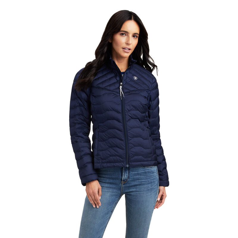 Manteau Long Cotton Traders XL – Bleu, Imperméable, Avec Poches, Occasion