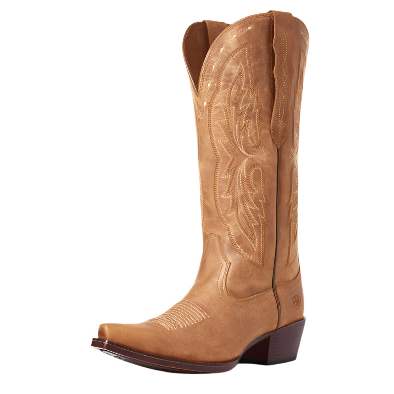 Bottes Cowgirl Ariat Heritage Western - Taille 6 US (37.5 EU), Cuir Marron, Bout Pointu, Parfait état