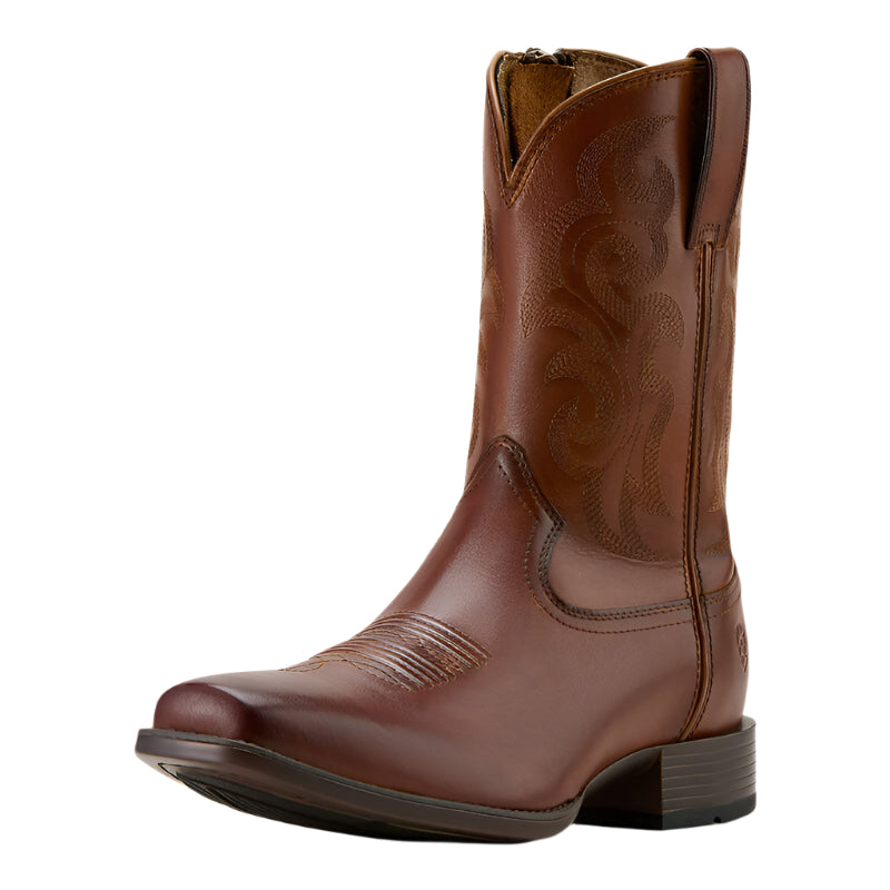 Bottes Western Homme – Taille 8EE, Tout Cuir, Faites Main, Style Cow-boy, Occasion