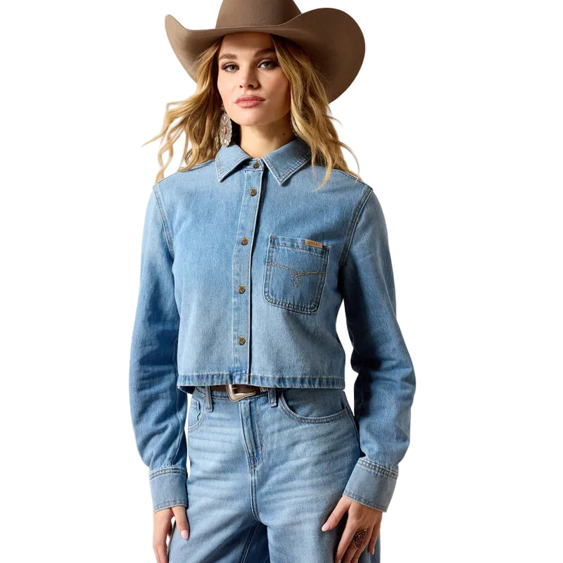 Chemise Western Show Pour Femme Avec Coussin Assorti - Spectacles équestres - Neuf