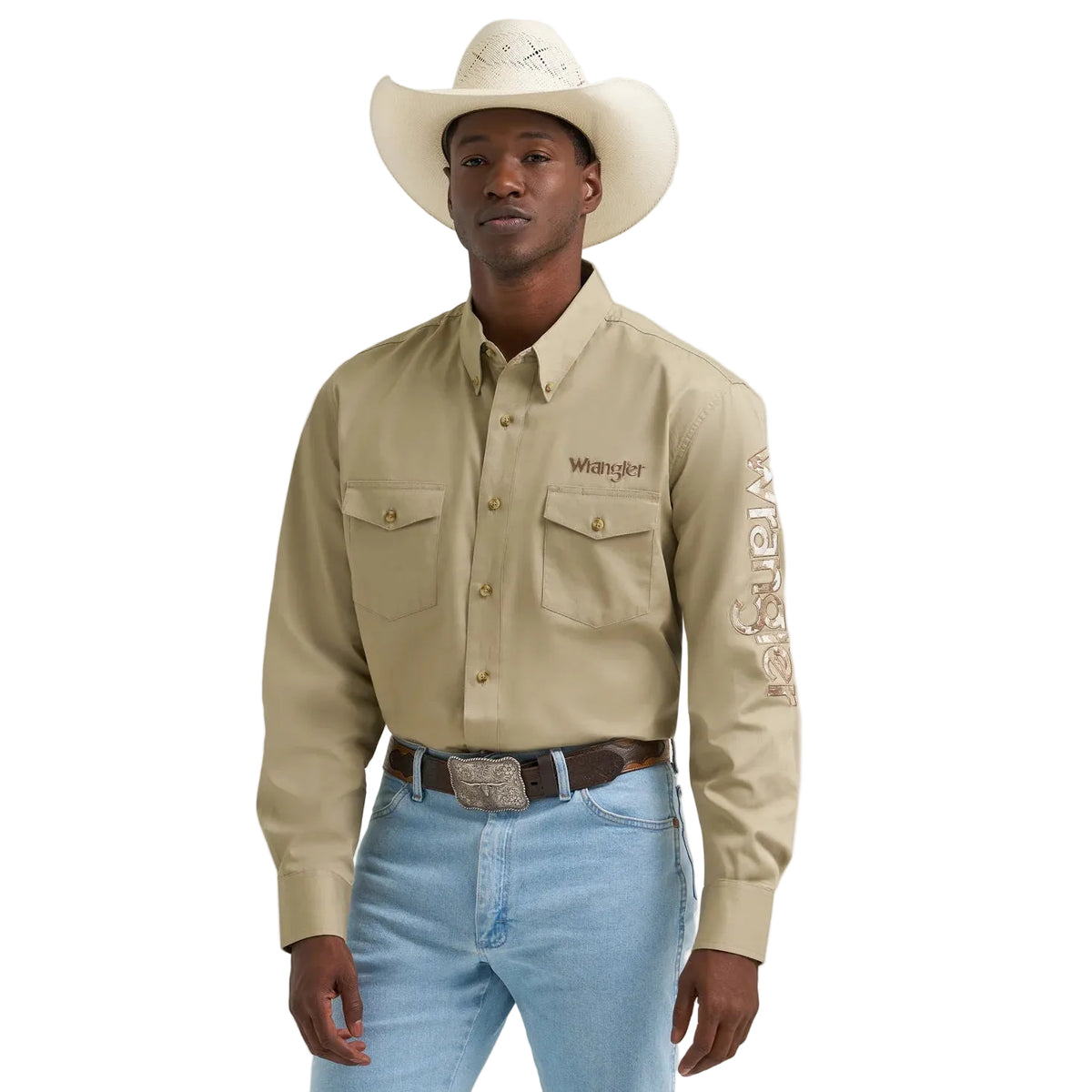 Wrangler Logo Shirt – Boutique équestre Centor