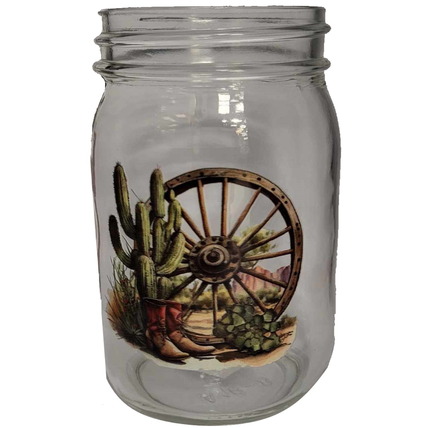 Verre Mason Cactus Wagon Wheel Boutique équestre Centor