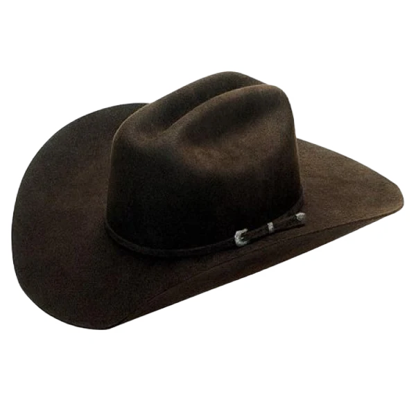 Grand Chapeau Twister En Laine Noire - Taille L - Style Western - Fabriqué Au Mexique - Neuf Sans étiquette