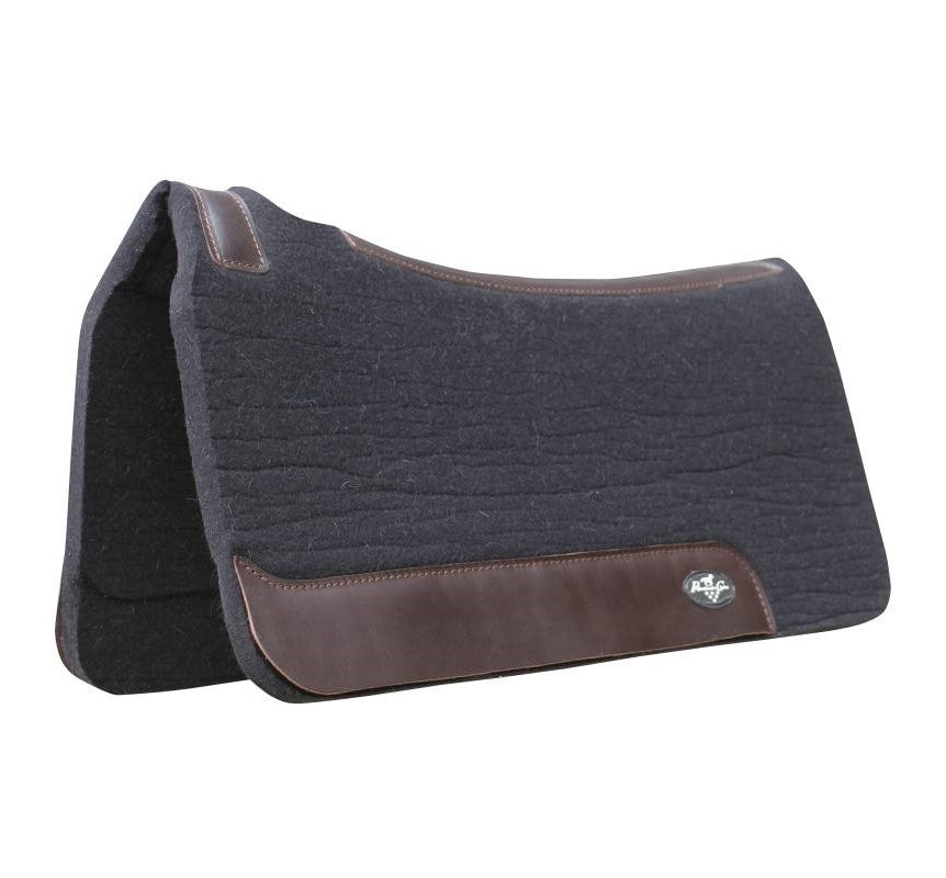 CHALLENGER Australian Trail Rider 109SP585RD Tapis de selle en néoprène léger et confortable Noir