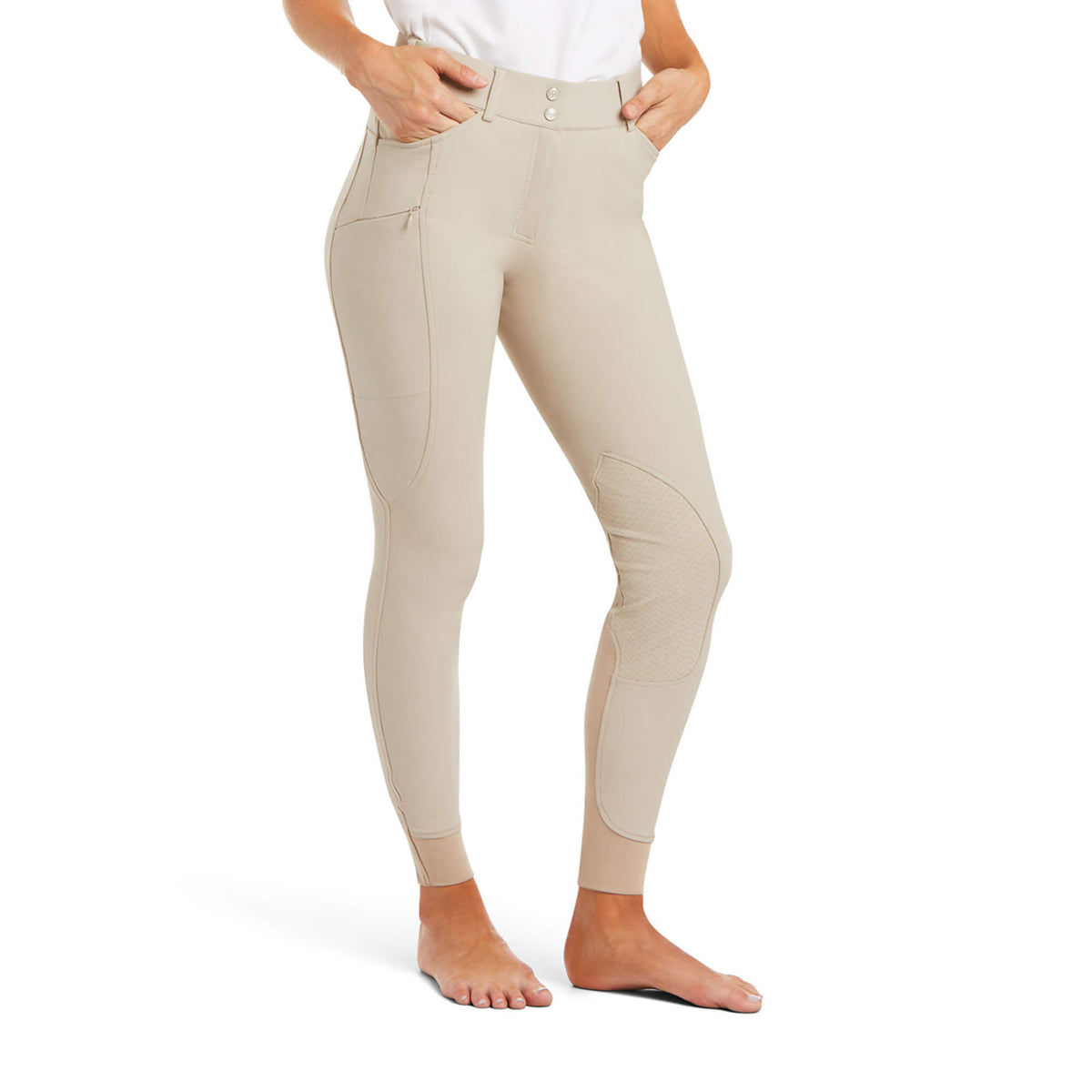 Pantalon équitation full grip denim femme Ariat Halo marine - Prêt-à-Porter