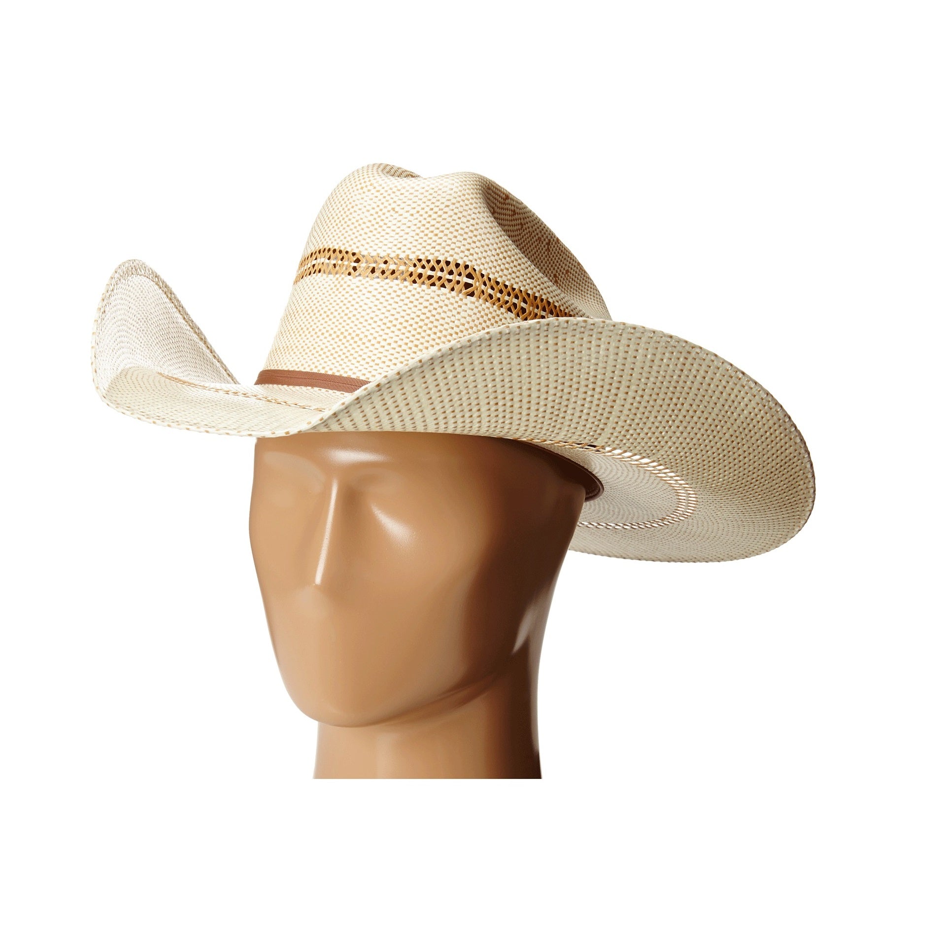 Chapeau Cowboy Laine Noir Ariat – Taille 2x, Avec Bracelet Cuir
