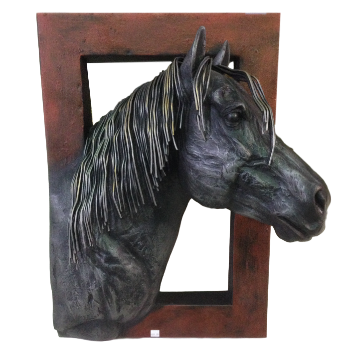 Cadre 3D cheval