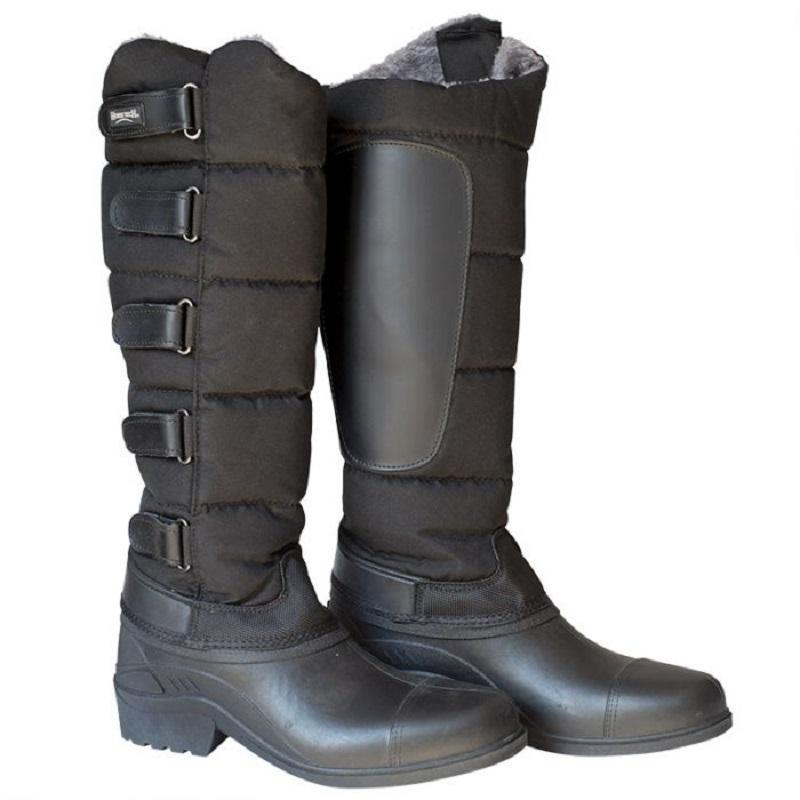 Bottes D'équitation Mountain Horse Active Hiver - Femme - Taille 7 (US) / 38 (EU) - Noir - Large Mollet