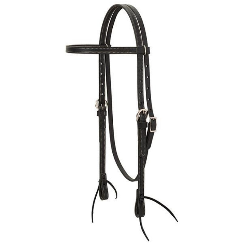 Bride de cheval Western avec cuir de vache