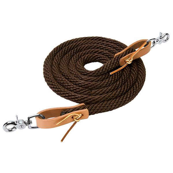 Rênes fermées en nylon tressé – Western Apparel Rênes fermées en nylon tressé – Western Apparel